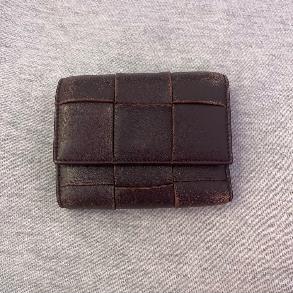 Bottega Veneta Cassette Tri-fold Wallet